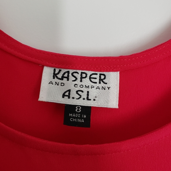 EUC Kasper and Company A.S.L. Silk Tank Top - Picture 5 of 7